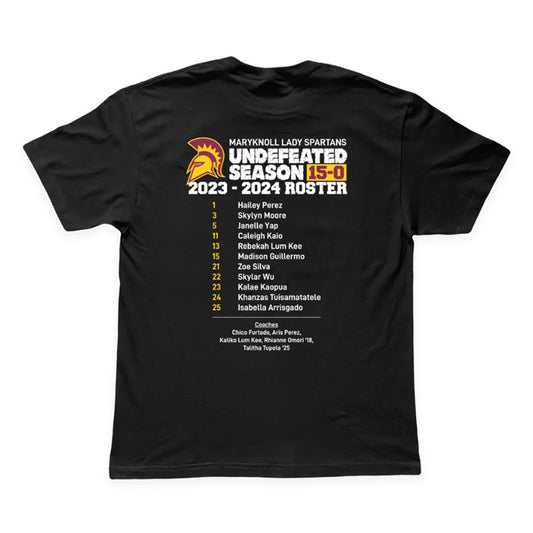 2024 Lady Spartans State Champions Tee in BLACK Special Delivery Hawaii