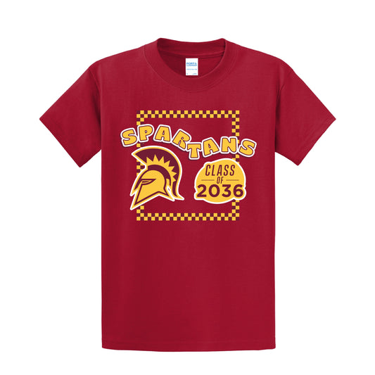 2036 Class Shirt (Cotton or Dri Fit) Spartans Pro Shop