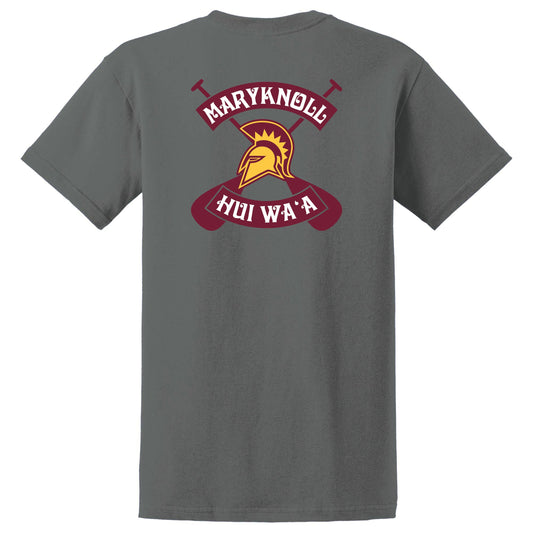 Maryknoll Hui Waʻa Tee Spartans Pro Shop Adult Charcoal Small